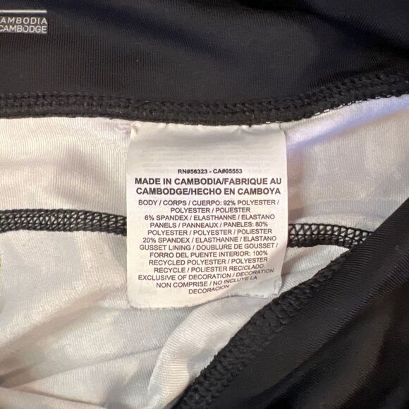 Nike Dri FIT Capri Leggings Small Athletic Abstract Print Yoga Workout Pants - Picture 14 of 14